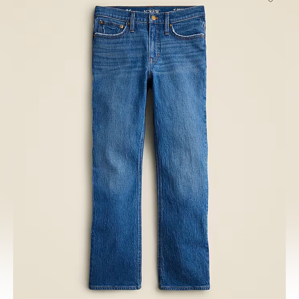 J.Crew 9’’ Demi Boot Crop - Wedgewood Wash